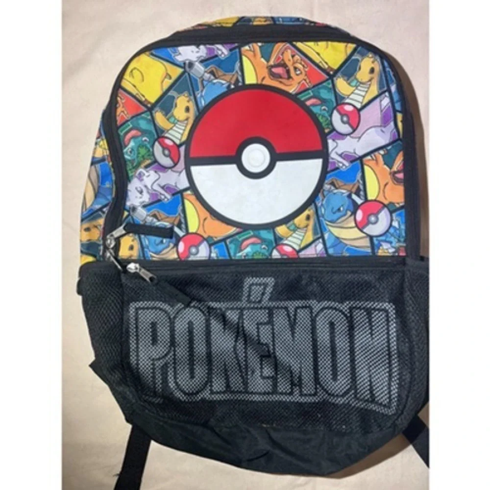 Pokemon Backpack Gold Star Collection Reflective Ink Printing 16x12x6 Bag E83